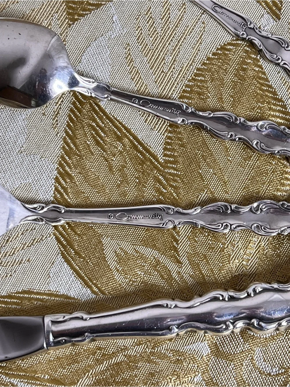 Vintage Community Child's Silver Plated 6 pc Flatware Set Kid's